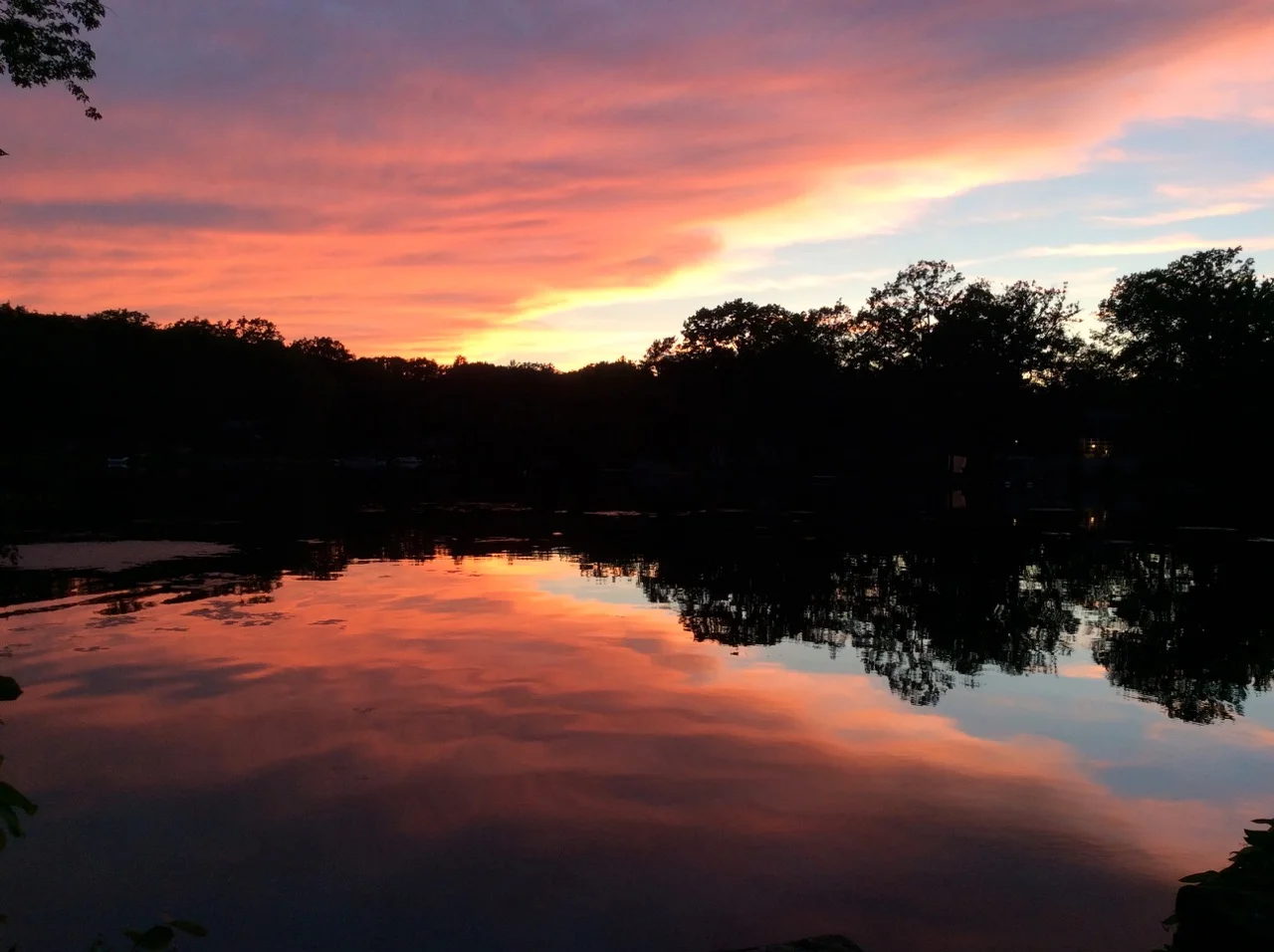 WIght & Allyson M. had this view from their place in North Bay.