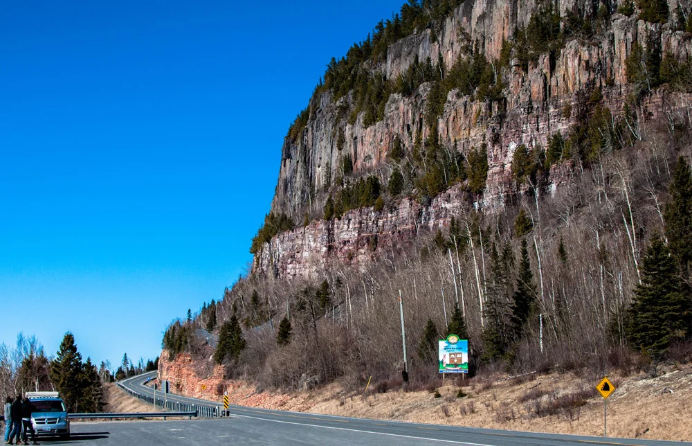 On the road to Thunder Bay