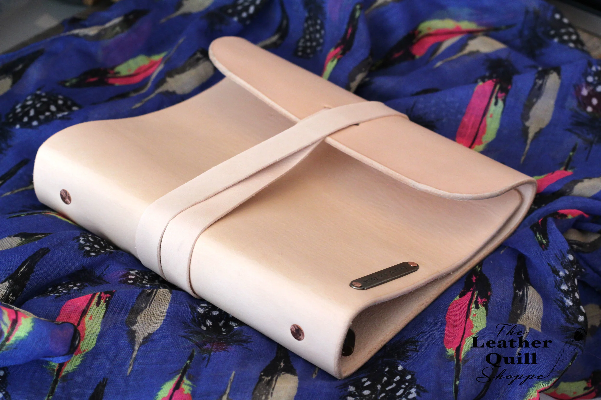 Custom Wrap Leather Binder