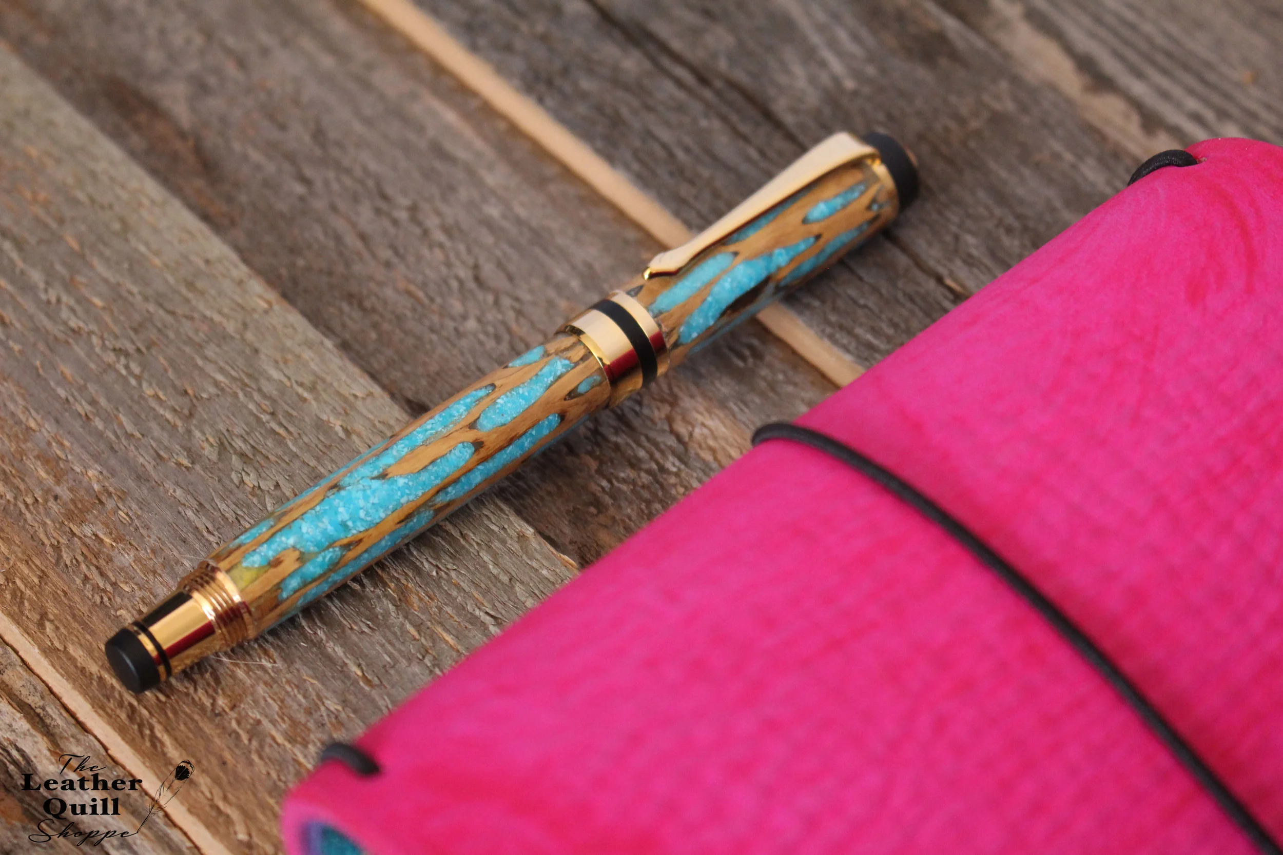 Cactus and Turquoise Pen