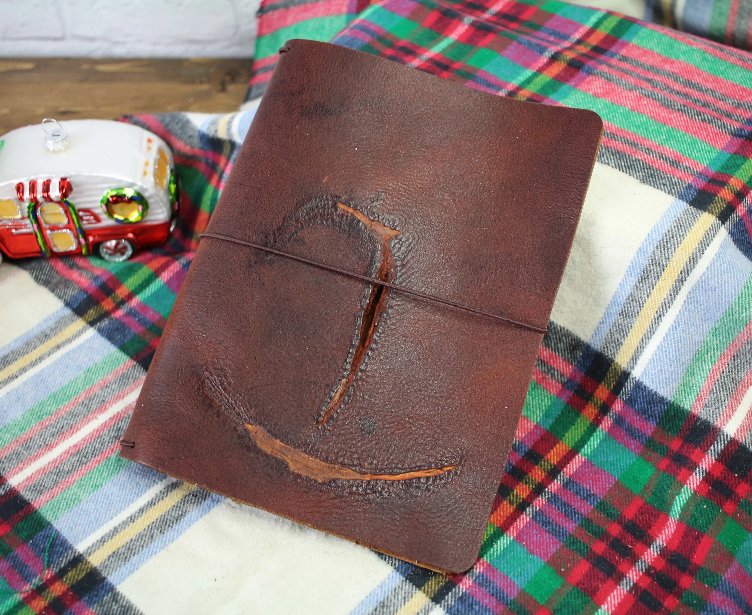 Patriot Leather A5 with Natural Brand