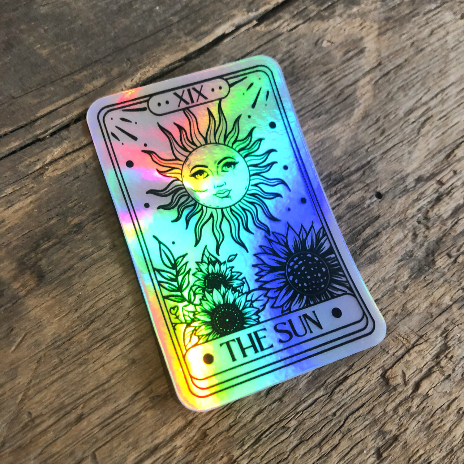Holigraphic Sticker, Tarot Card Stickers, The Moon The Star The Sun Tarot  Stickers – Resisdentz