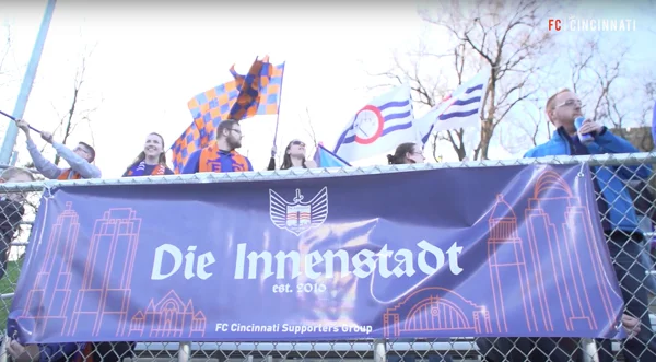 Die Innenstadt as seen in the club's video recap .