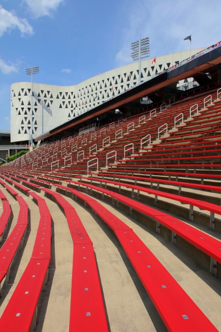 A look at Nippert's steep seating.