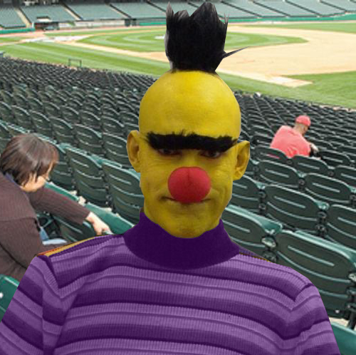 Daniel Primdonkis, aka "Lou City Bert" leads the "Sesame Street Hooligans," a supporters group inspired by the iconic children's show.