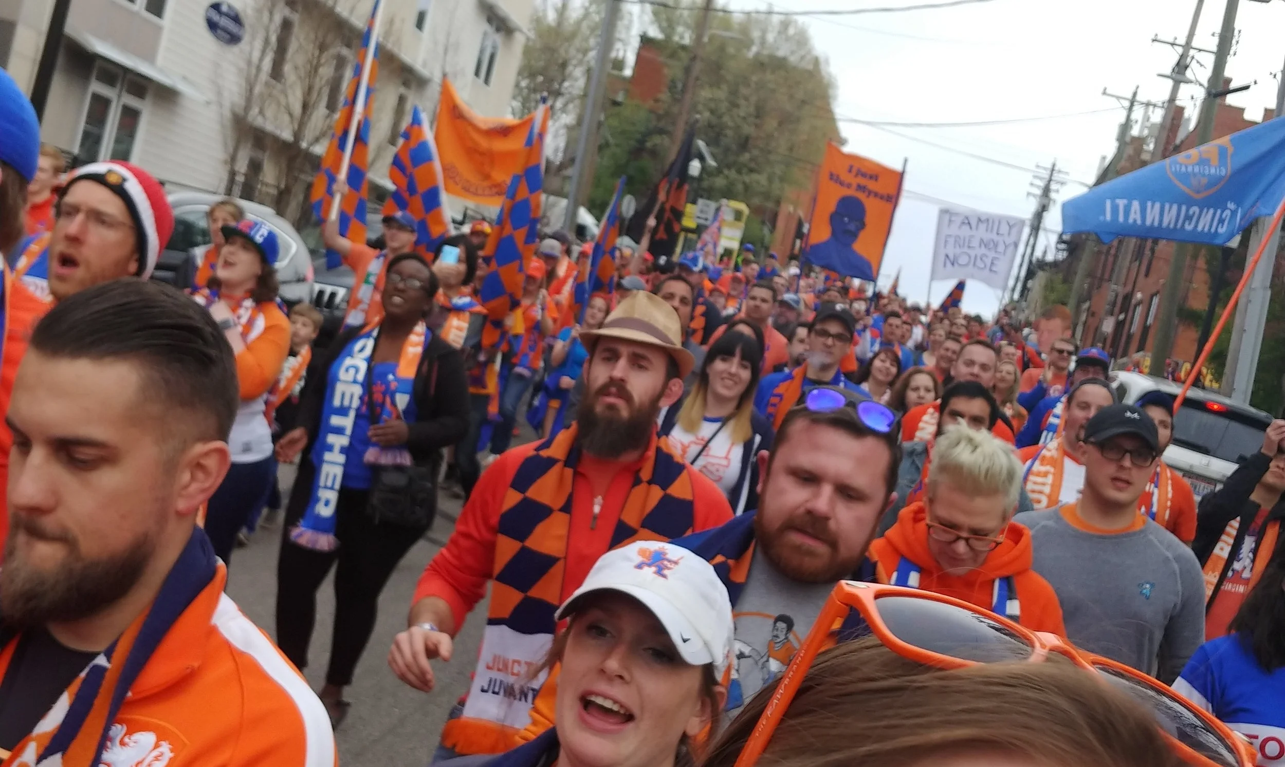 The march to Nippert, April 2018