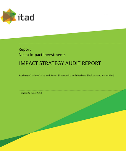 Nesta Impact Investments - Independent audit to strengthen impact discipline
