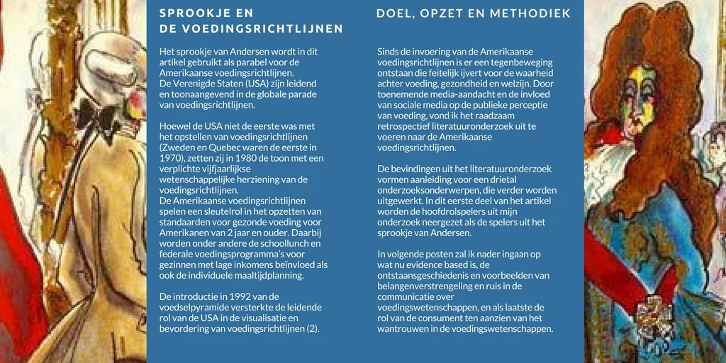 De inleiding, doel, opzet en methodiek van het onderzoek naar de Amerikaanse voedingsrichtlijnen.