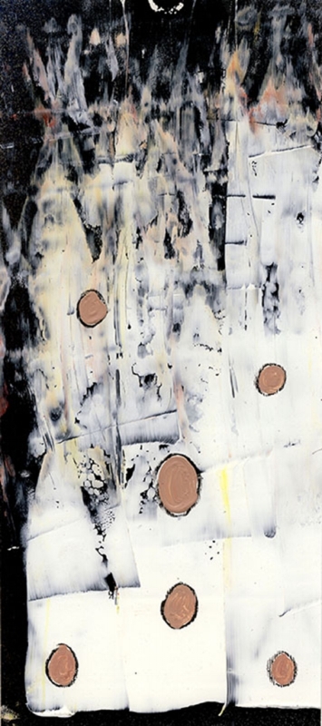 Each of the 3000 paintings measures 4 by 9 inches