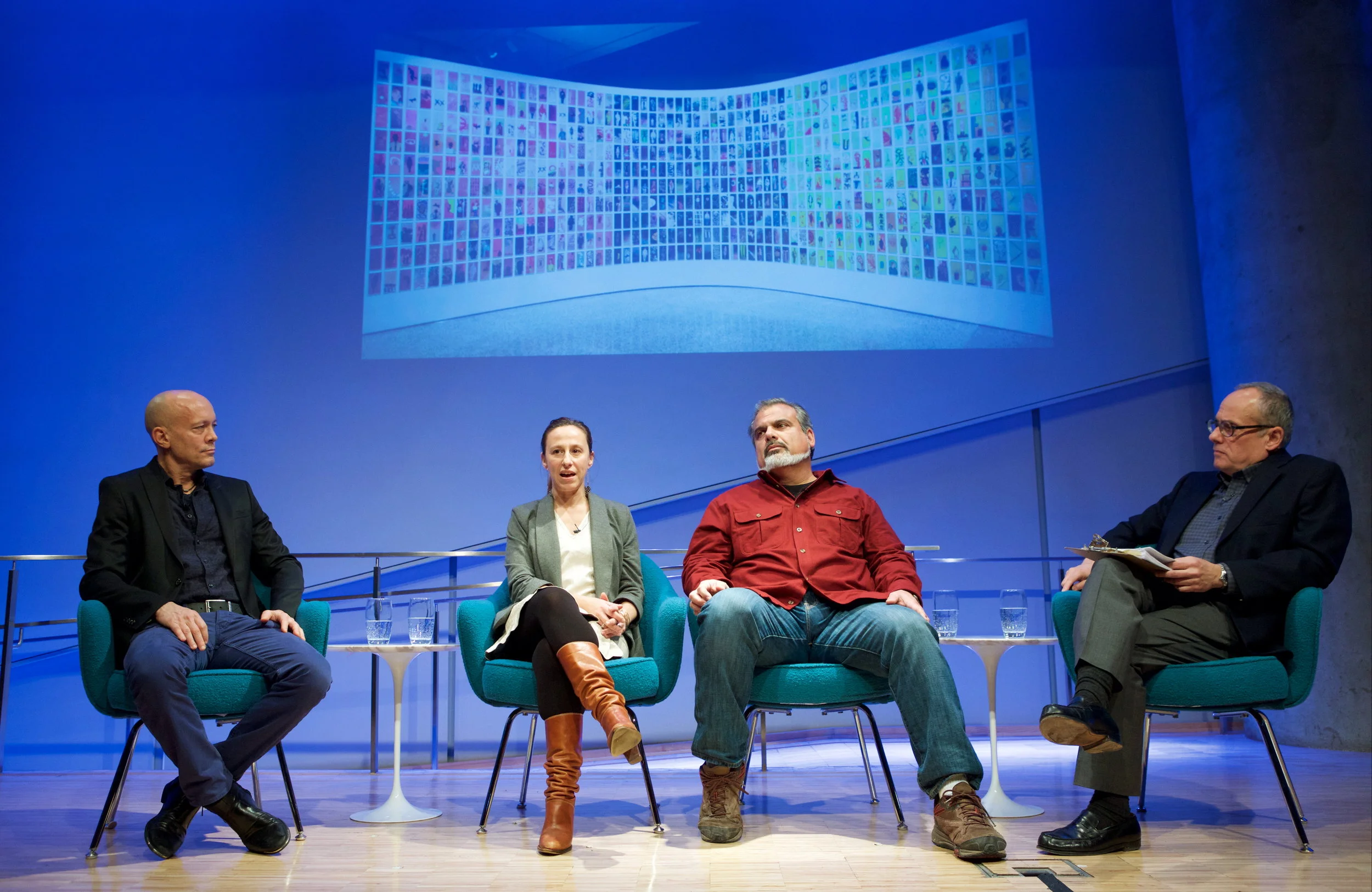 A conversation between Chris Wink of The Blue Man Group, Manju Shandler, Christopher Saucedo about Rendering the Unthinkable moderated by Cliff Chanin. 