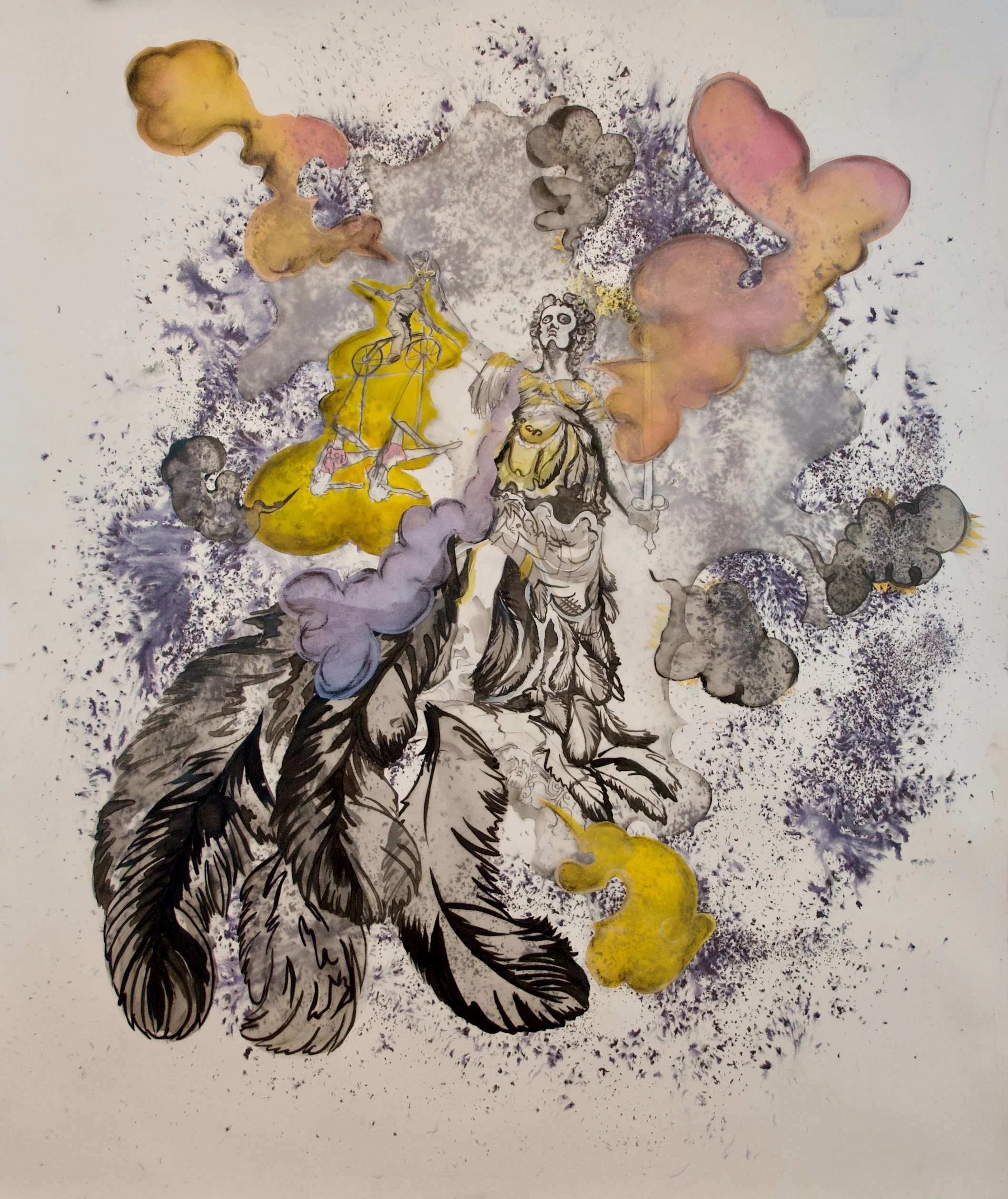 Lady Justice, 2018 Manju ShandlerMixed Media 36 x 44 inches
