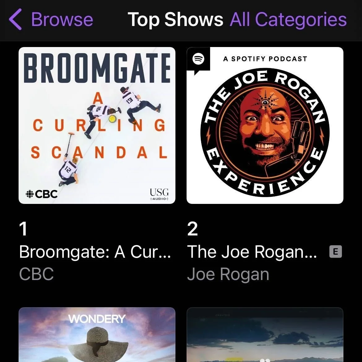 Broomgate is the #1 podcast in Canada