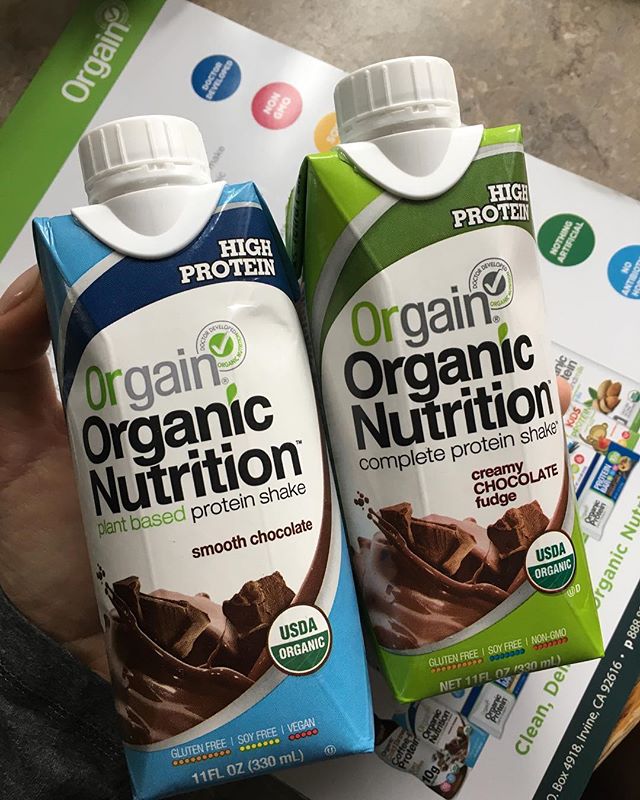 Thanks @drinkorgain for samples for my patients! I am SO excited that they even carry a #vegan version!! #dietitian #plantbasedprotein #vegan #protein #orgain #dietitanapproved