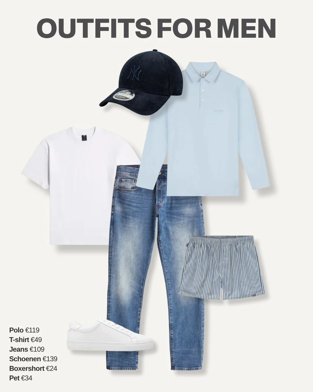 Outfits for men!
Voor welke ga jij?

#menoutfit #menfashion #denimstyle