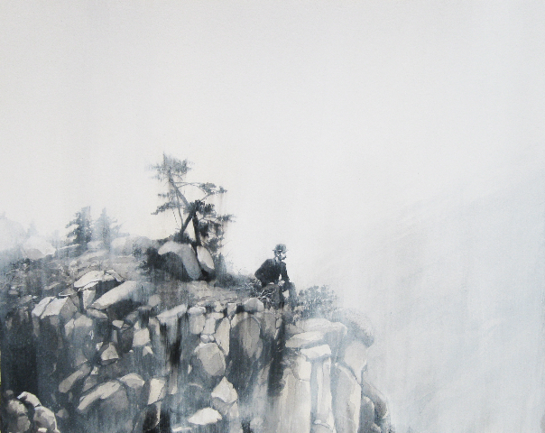 Nathan Abels, "Clifford Griffin", Acrylic and Ink on Rag Board, 14x18", 2009