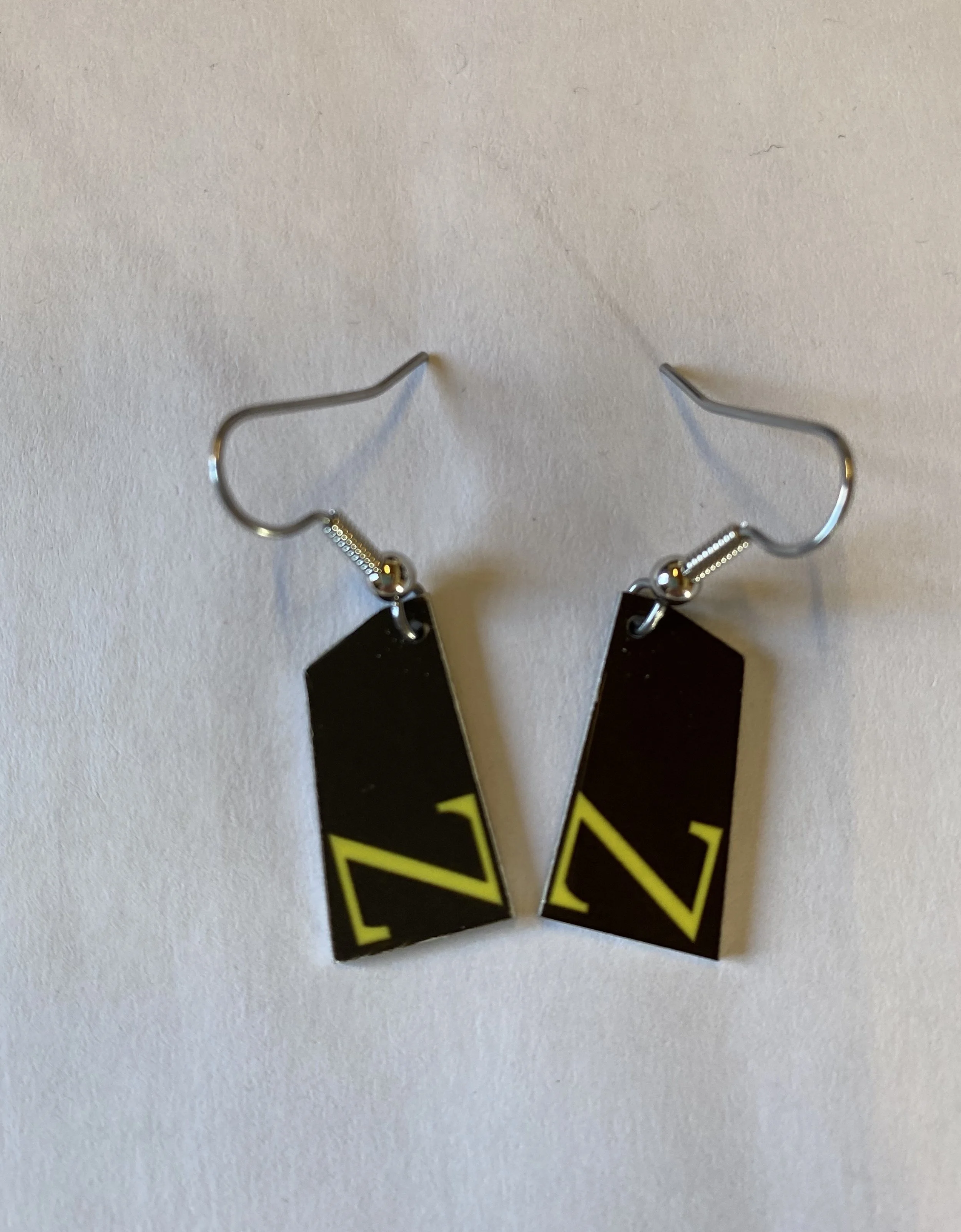 Lightweight Titanium Oar Earrings