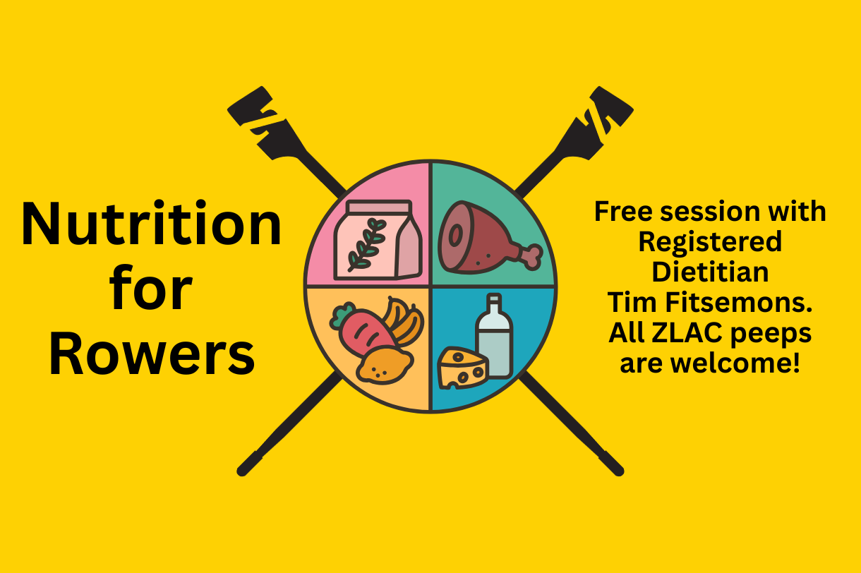 Nutrition for Rowers Presentation at ZLAC - July 19, 2025