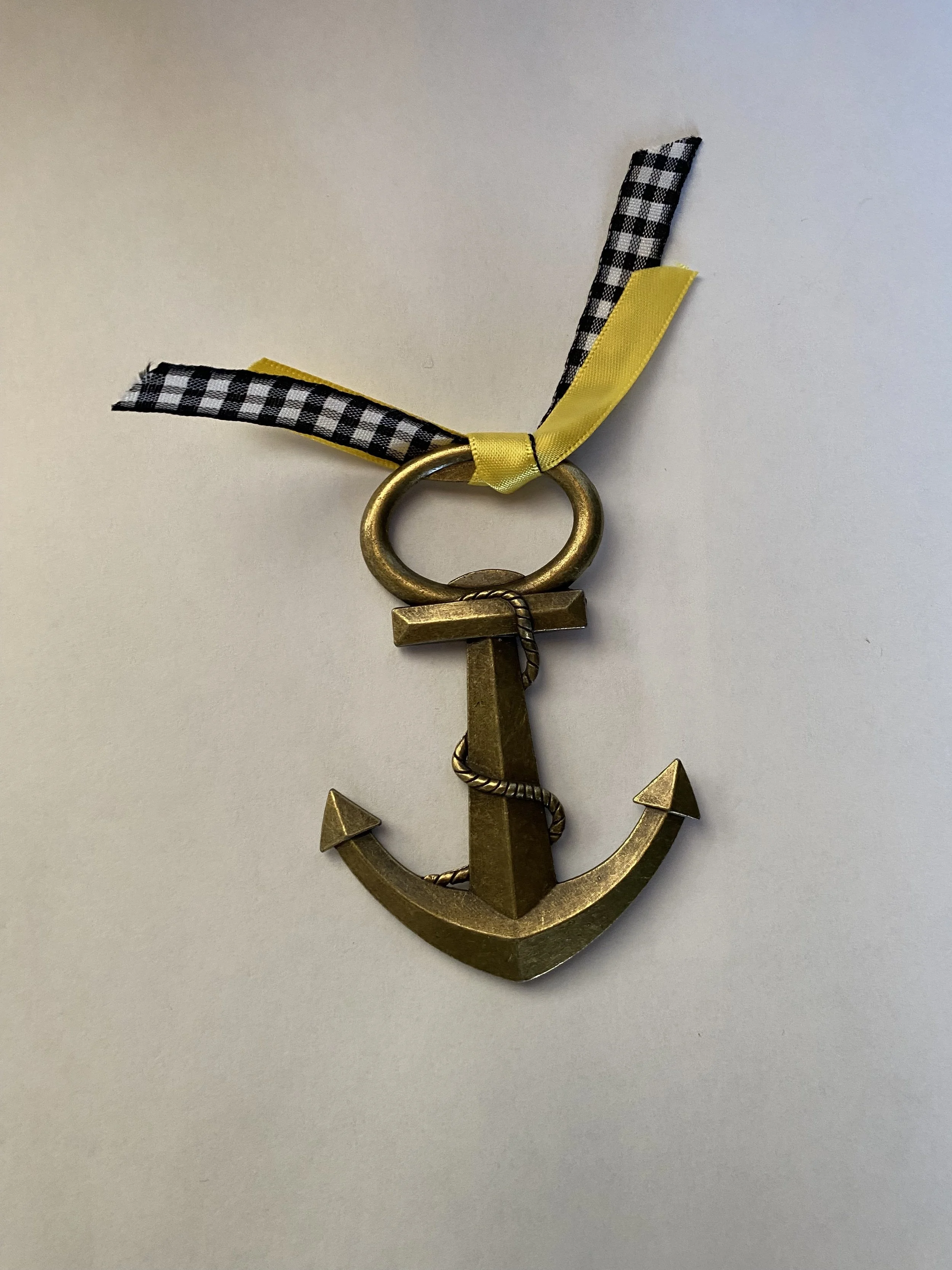 Bottle Opener, Anchor, Bronze Color