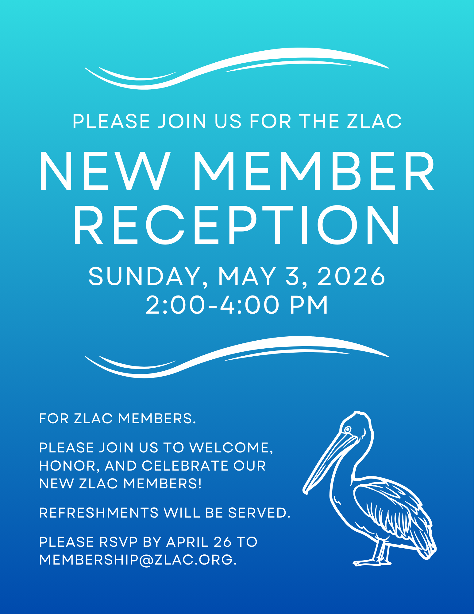 ZLAC New Member Reception - May 3, 2026