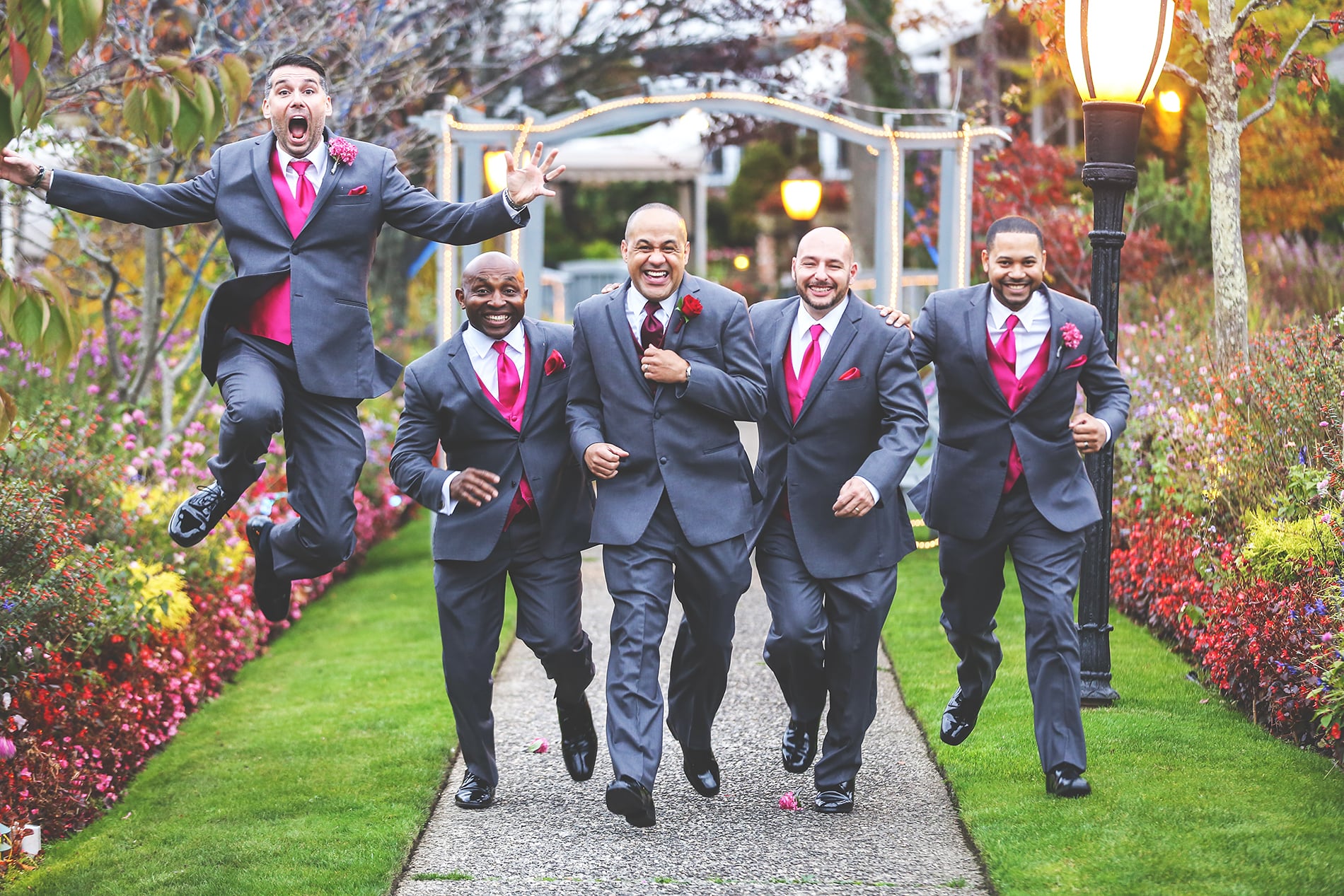 groom wedding party photography