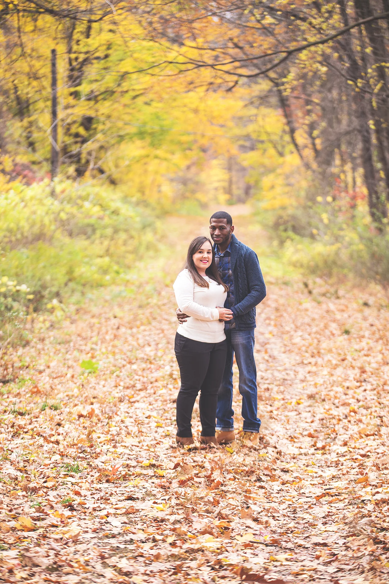 fall engagement session