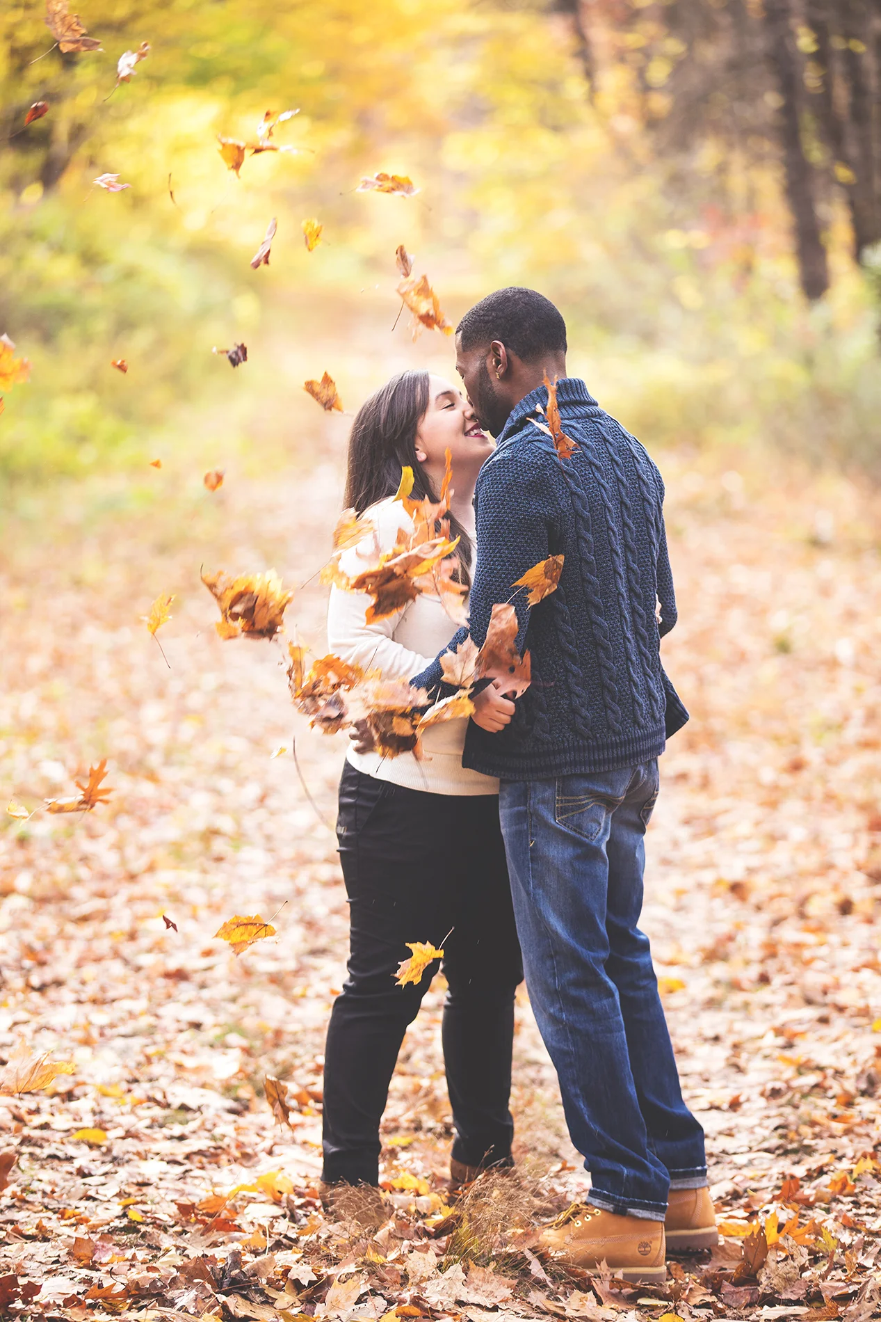 fall engagement session