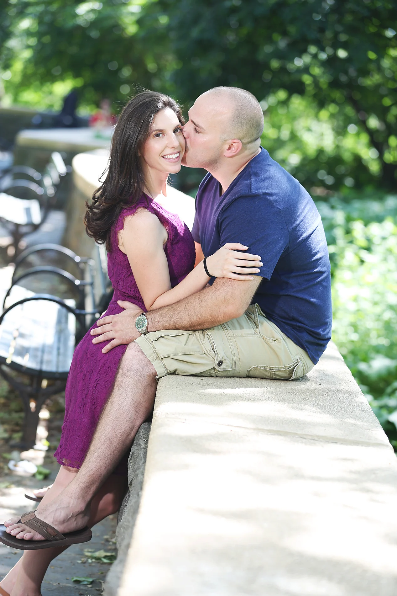 engaged couple