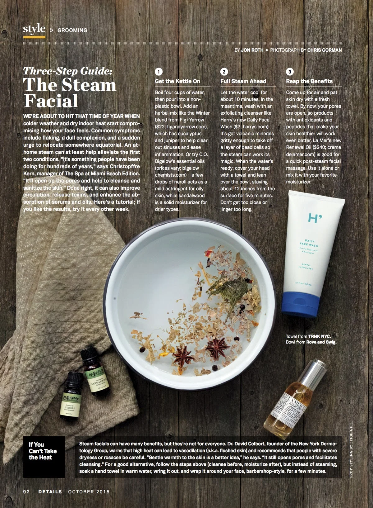 The Steam Facial