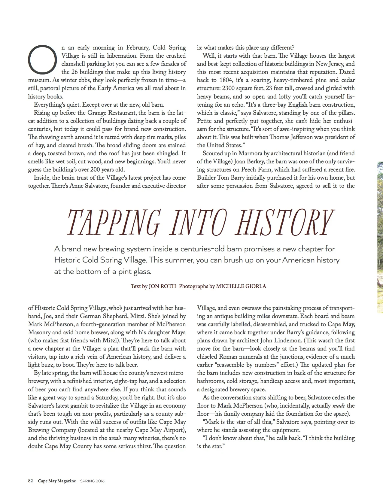 Tapping Into History