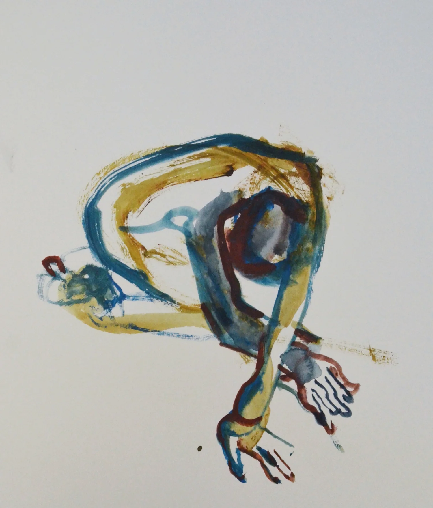 Crossed Arms \ watercolour \