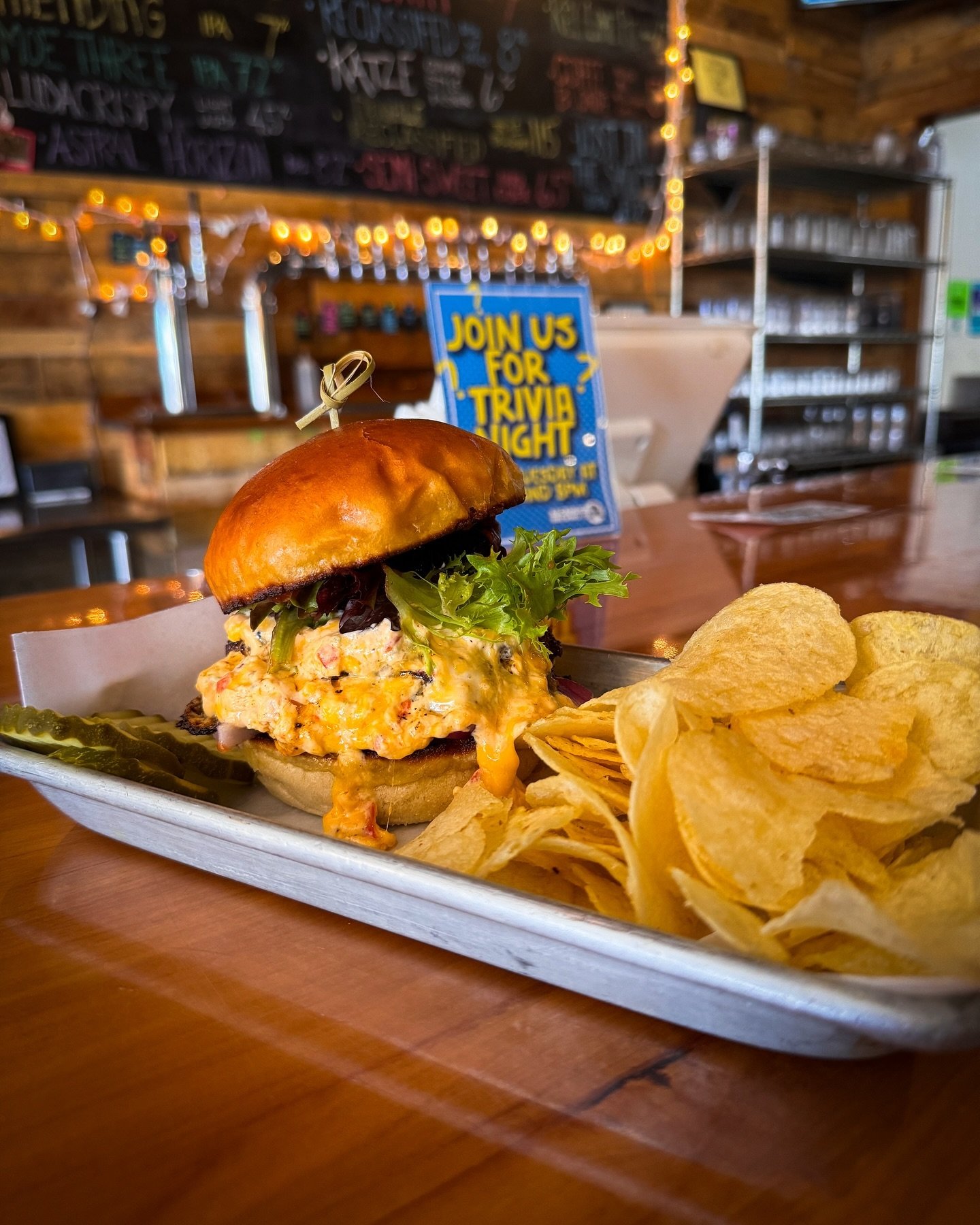 😍😍 AND ANOTHER ONE! 😍😍

We&rsquo;ve got a 🍔🍔 PIMENTO CHEESE BURGER 🍔🍔we&rsquo;re featuring all week (while supplies last)! This bad boy is 7oz of Prime Beef Patty, smash-style, absolutely SMOTHERED in Pimento Cheese and topped with lettuce, k