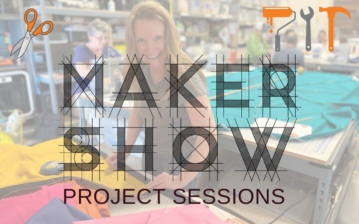 Join our Maker Show Project Sessions and help us piece together the amazing decorations and art that will make our event magical! 
Sign up for sewing or signage sessions on May 19th, 26th, June 2nd, or 8th at truckeeroundhouse.org/schedule.  All skil