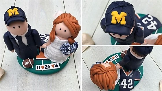 Megan and Jerry’s cake topper