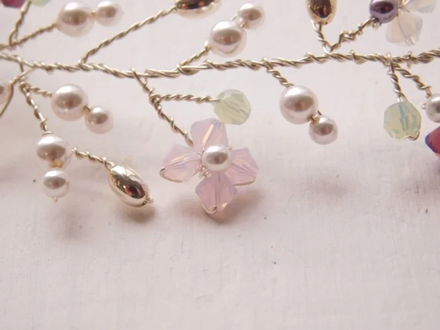 Floral detailed accessories for weddings