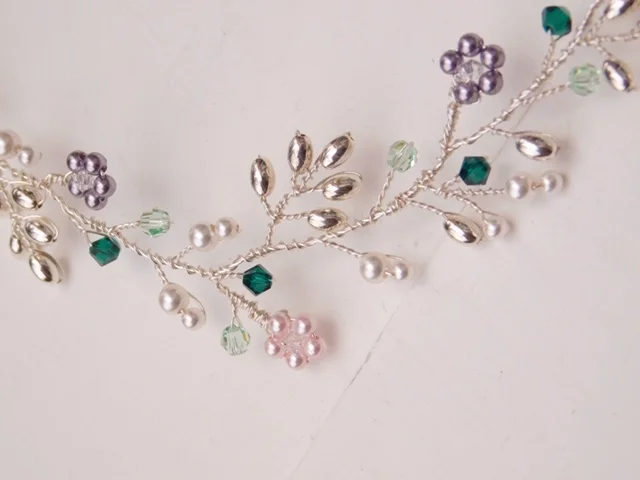 Detailed floral-inspired necklaces made to order in the UK