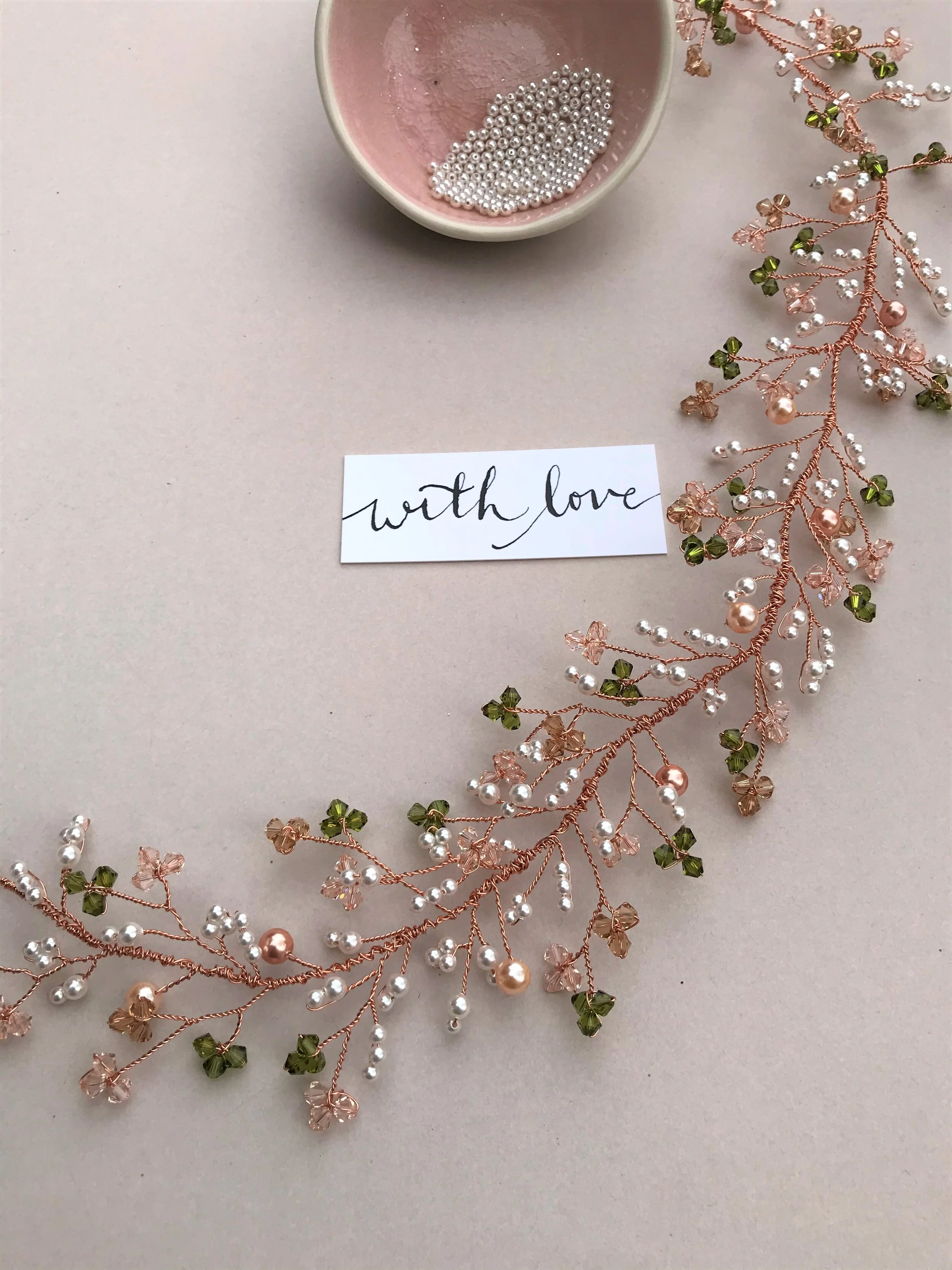 Georgia Copper Hair Vine — Elsa Rose Boutique