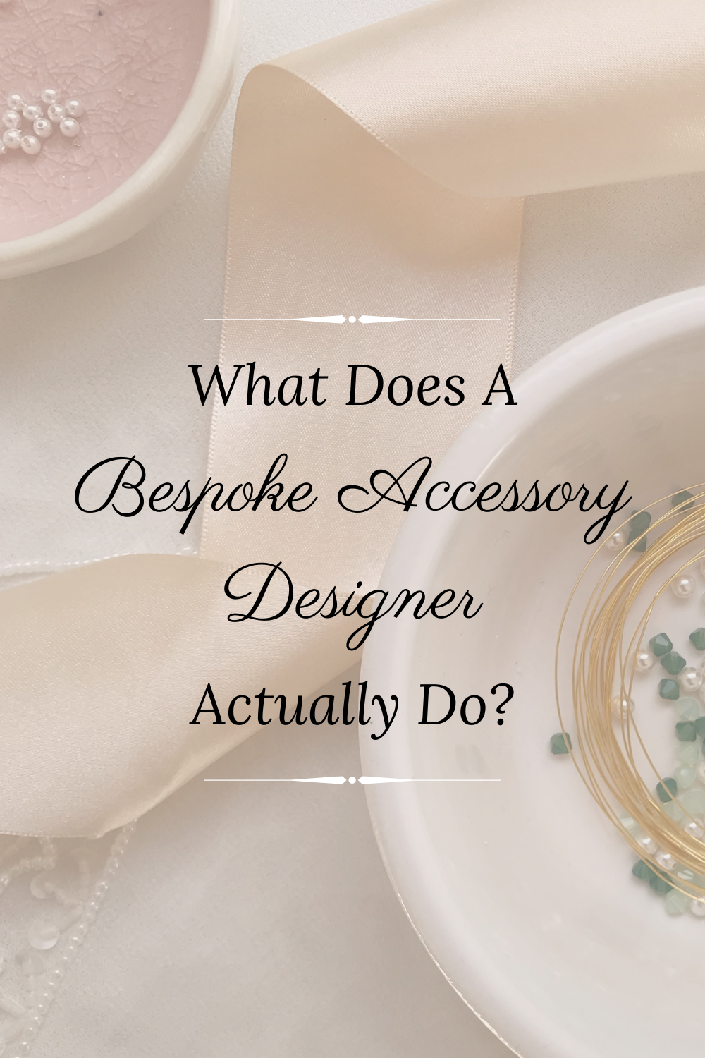 What does a bespoke designer actually do?