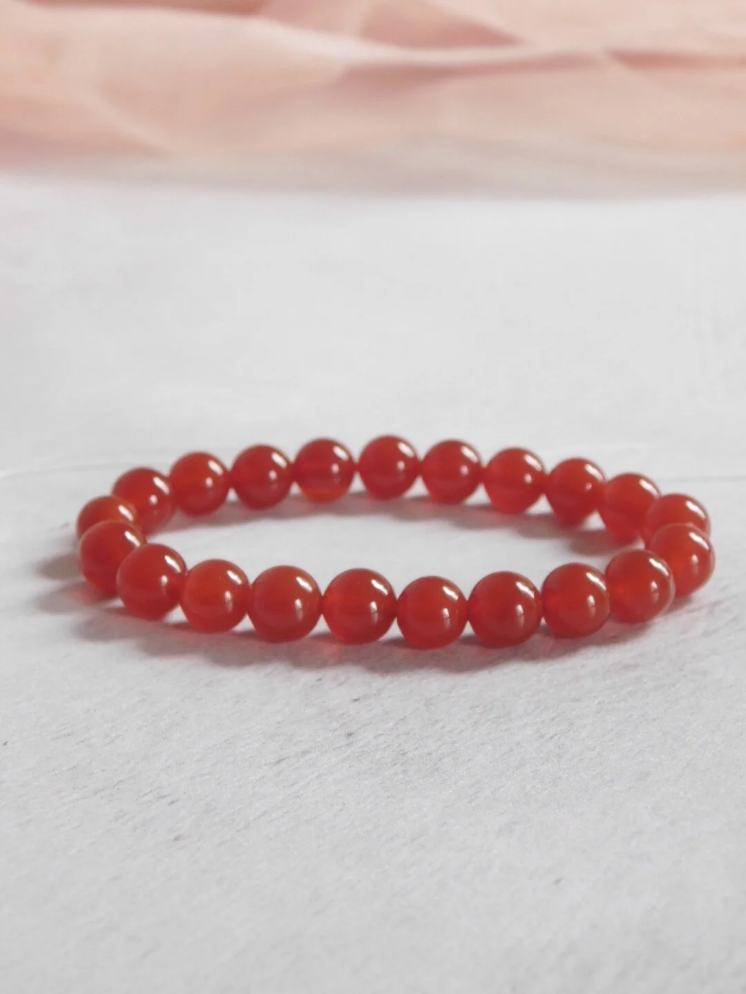 Gemstone stretch stacking bracelet