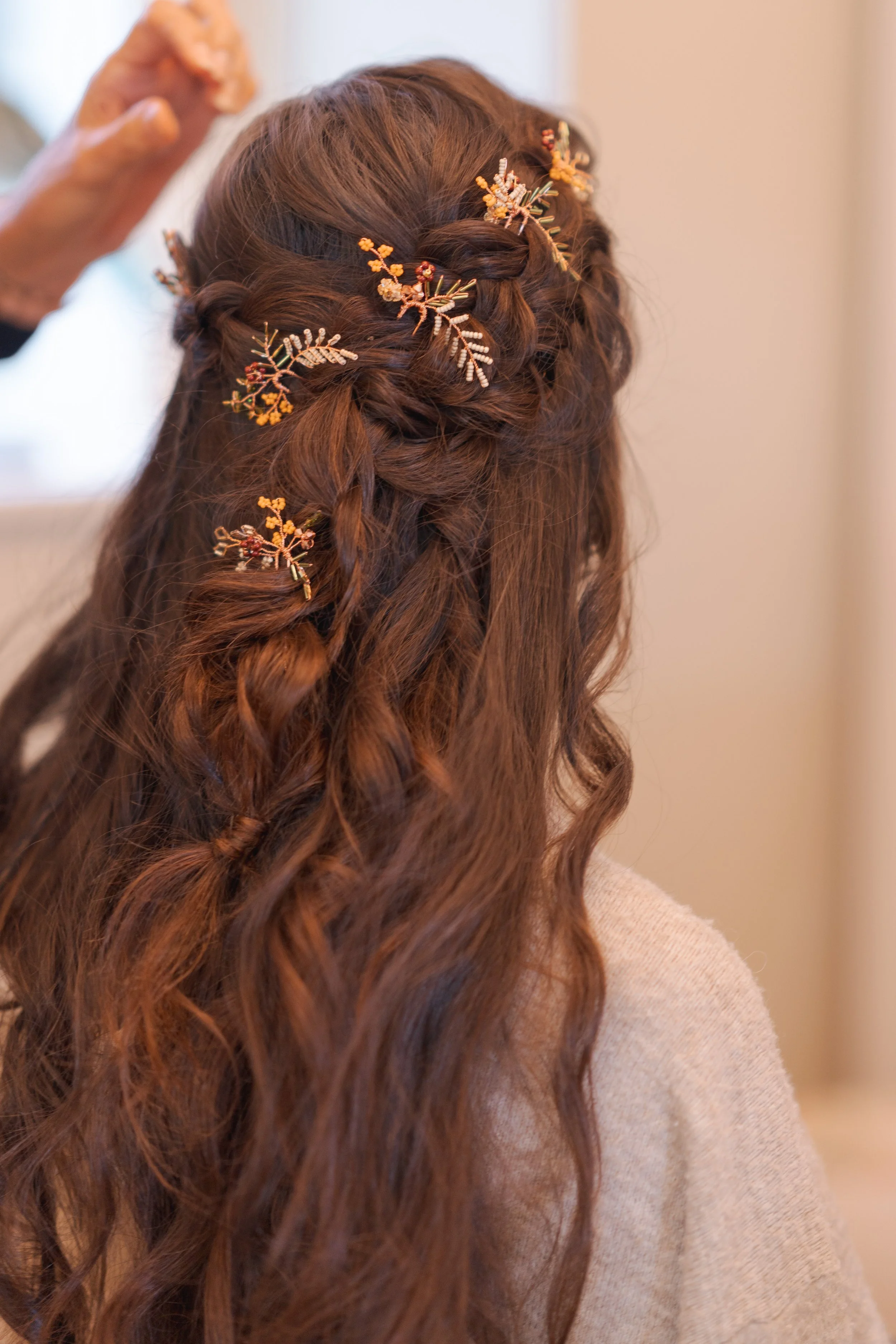 Bridal Hair Hair Jewelry For Natural Hair Wedding Hair Grip