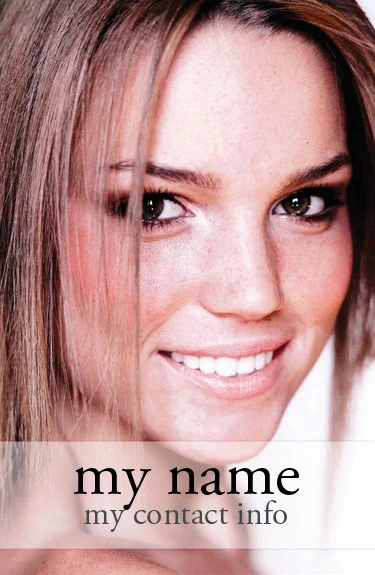 model business card sample