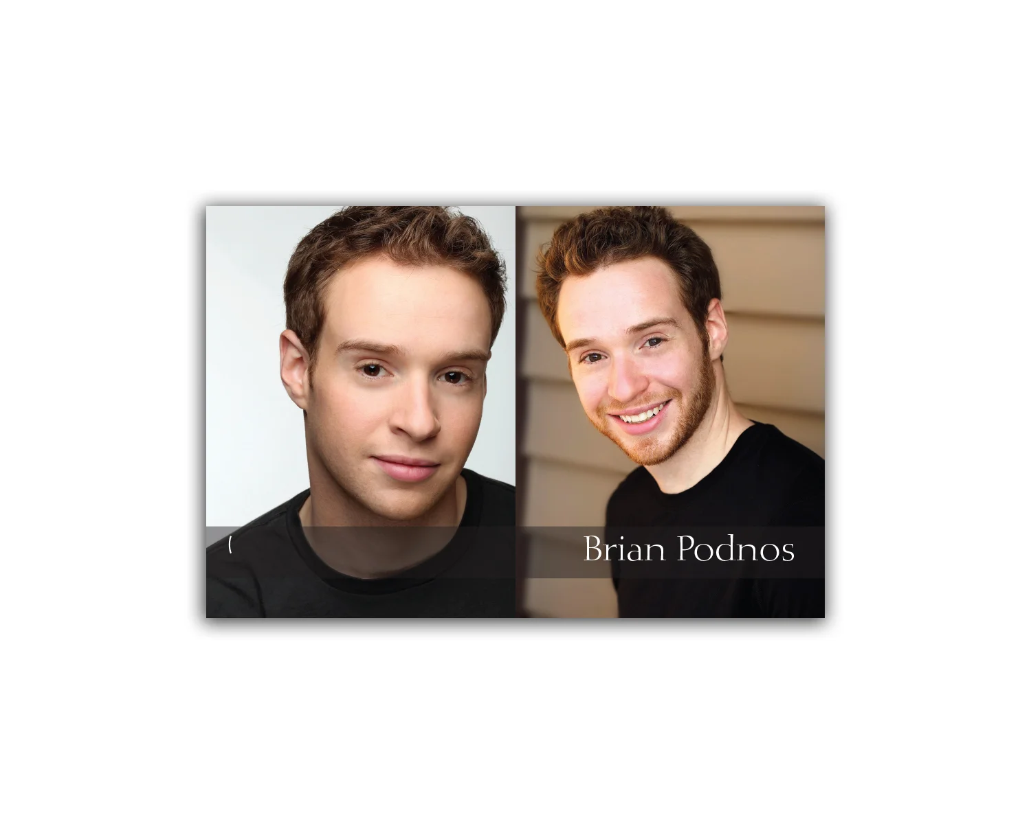 actor postcard sample
