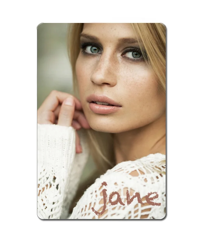 business card sample model