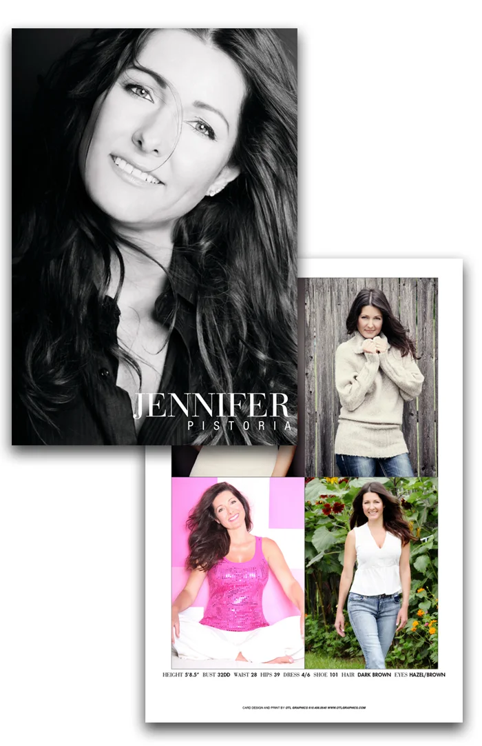 jumbo model composite card sample
