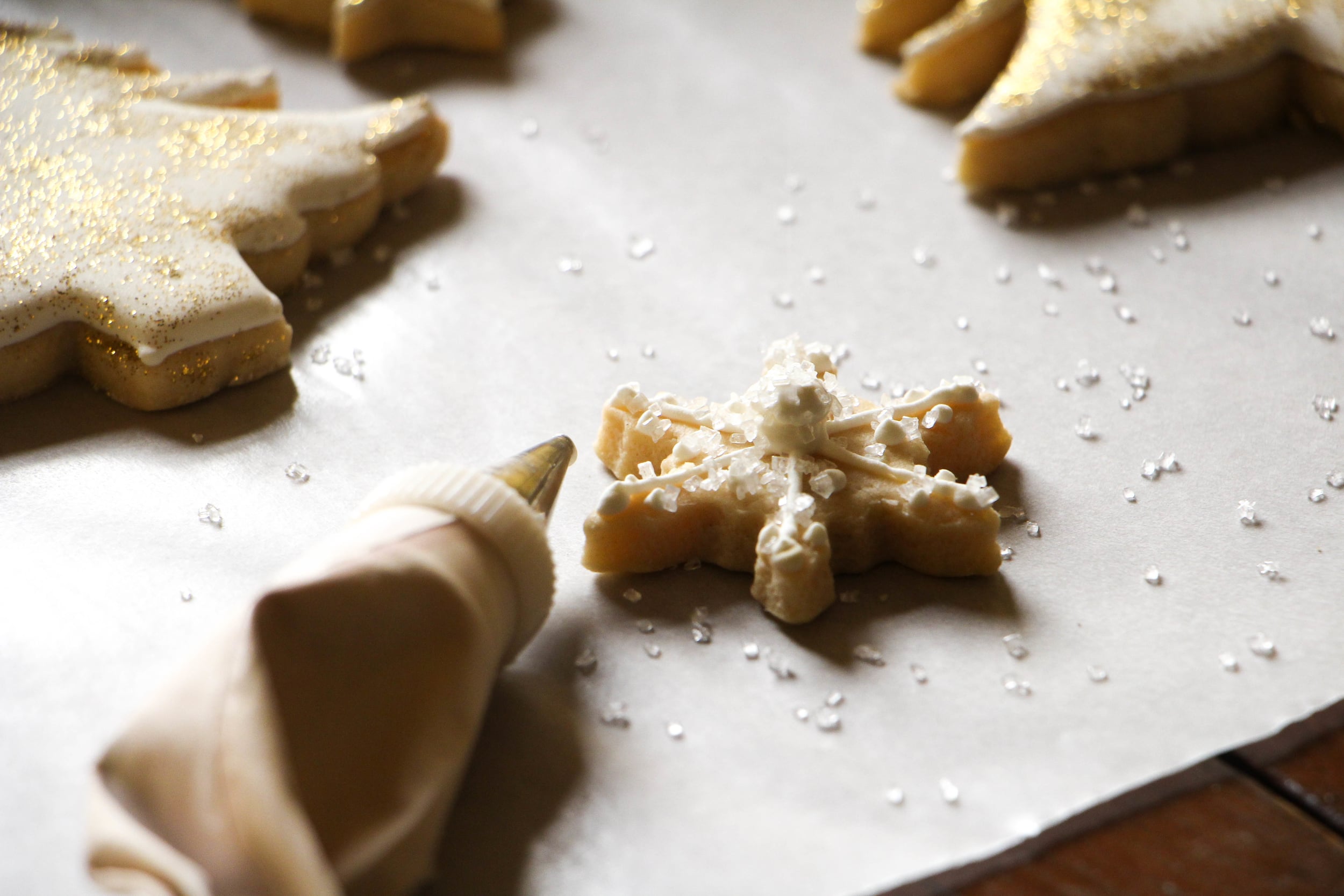 Sugar cookies food photography