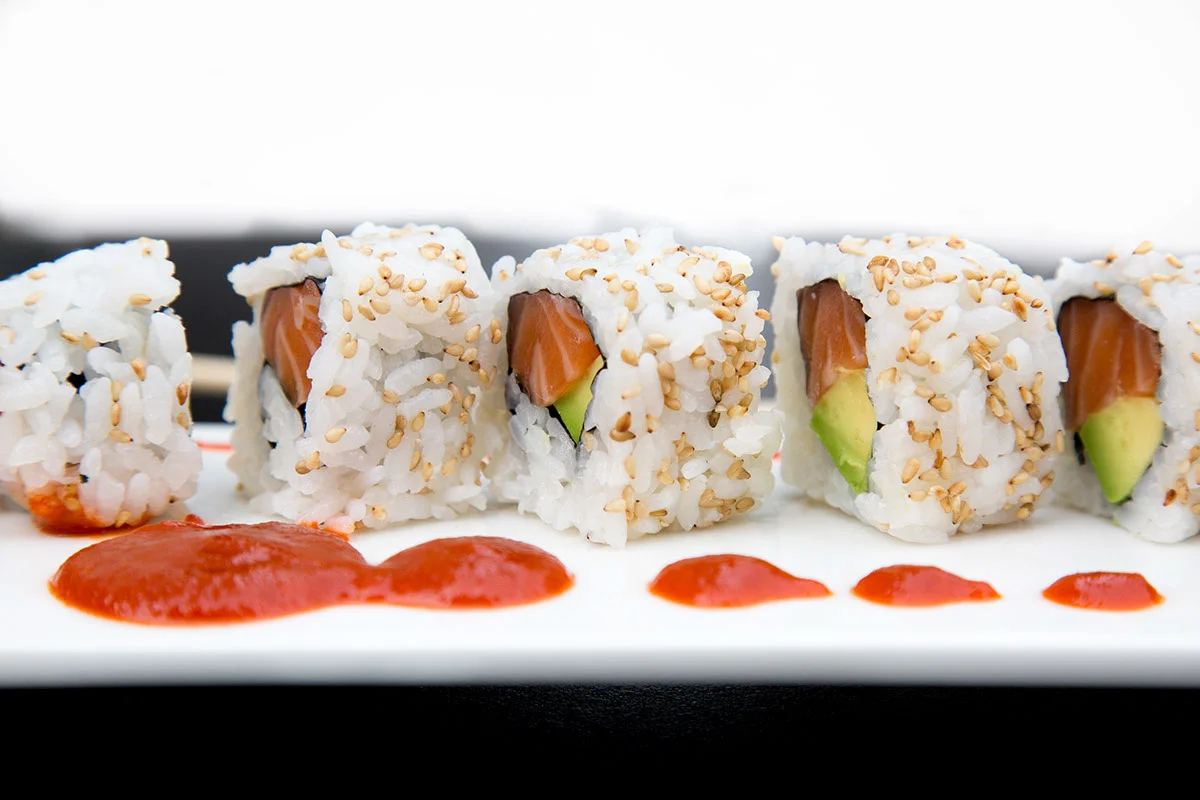Sushi food photography