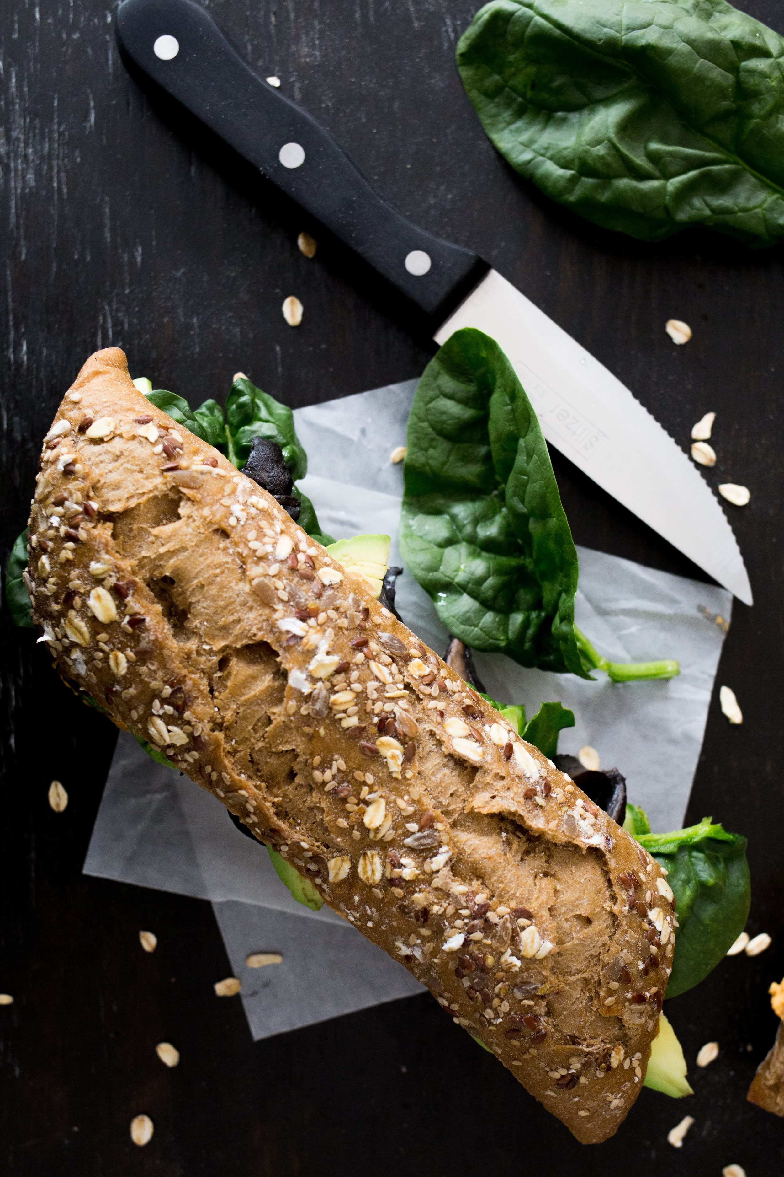 Sandwich food photography