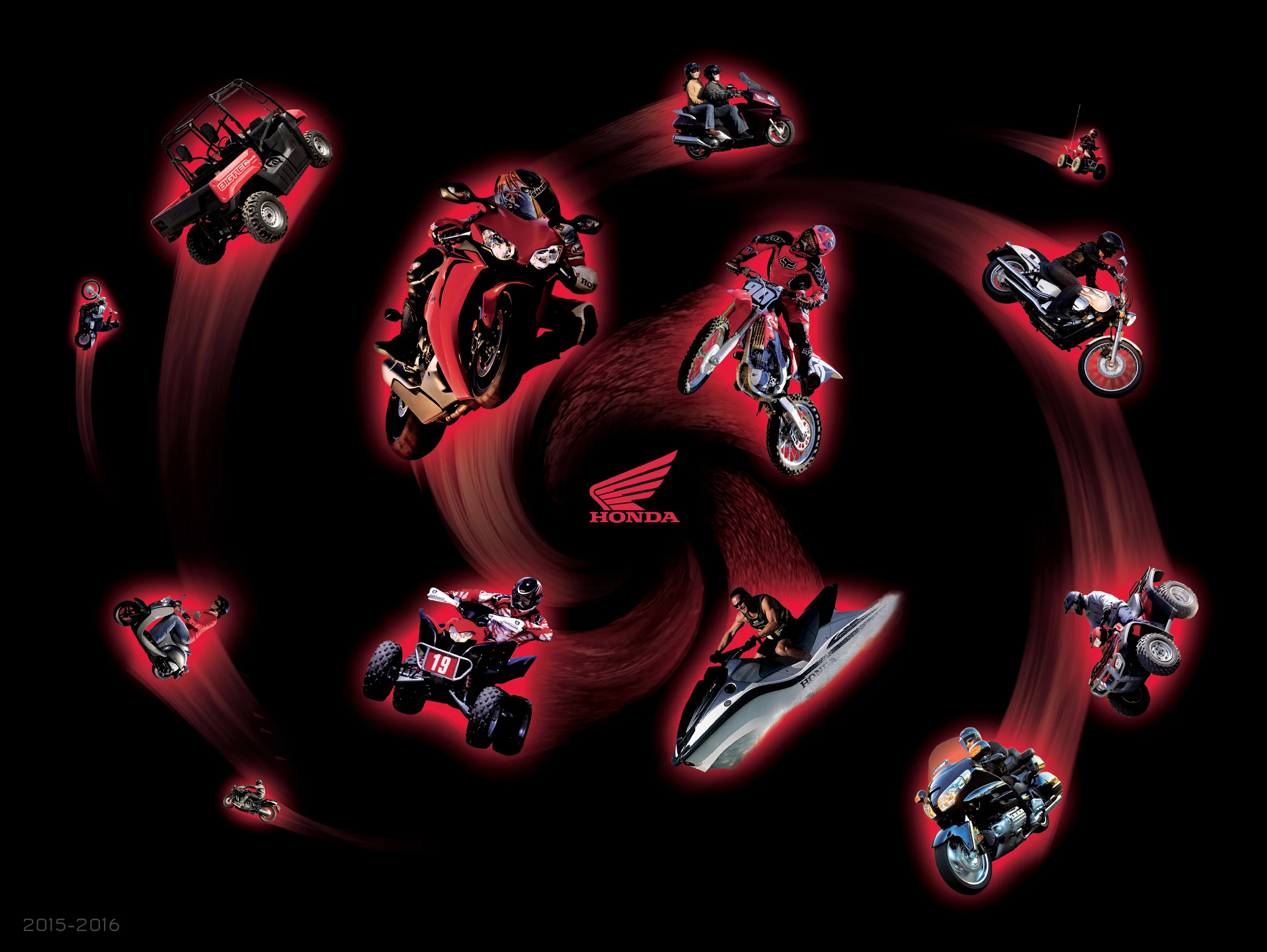 Honda Full Line Catalog and Poster