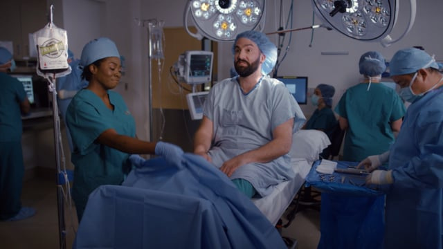 Humor was used to show why people should be as picky about their blood as they are with the produce they put in their bodies. Director: Byron Watkins.
