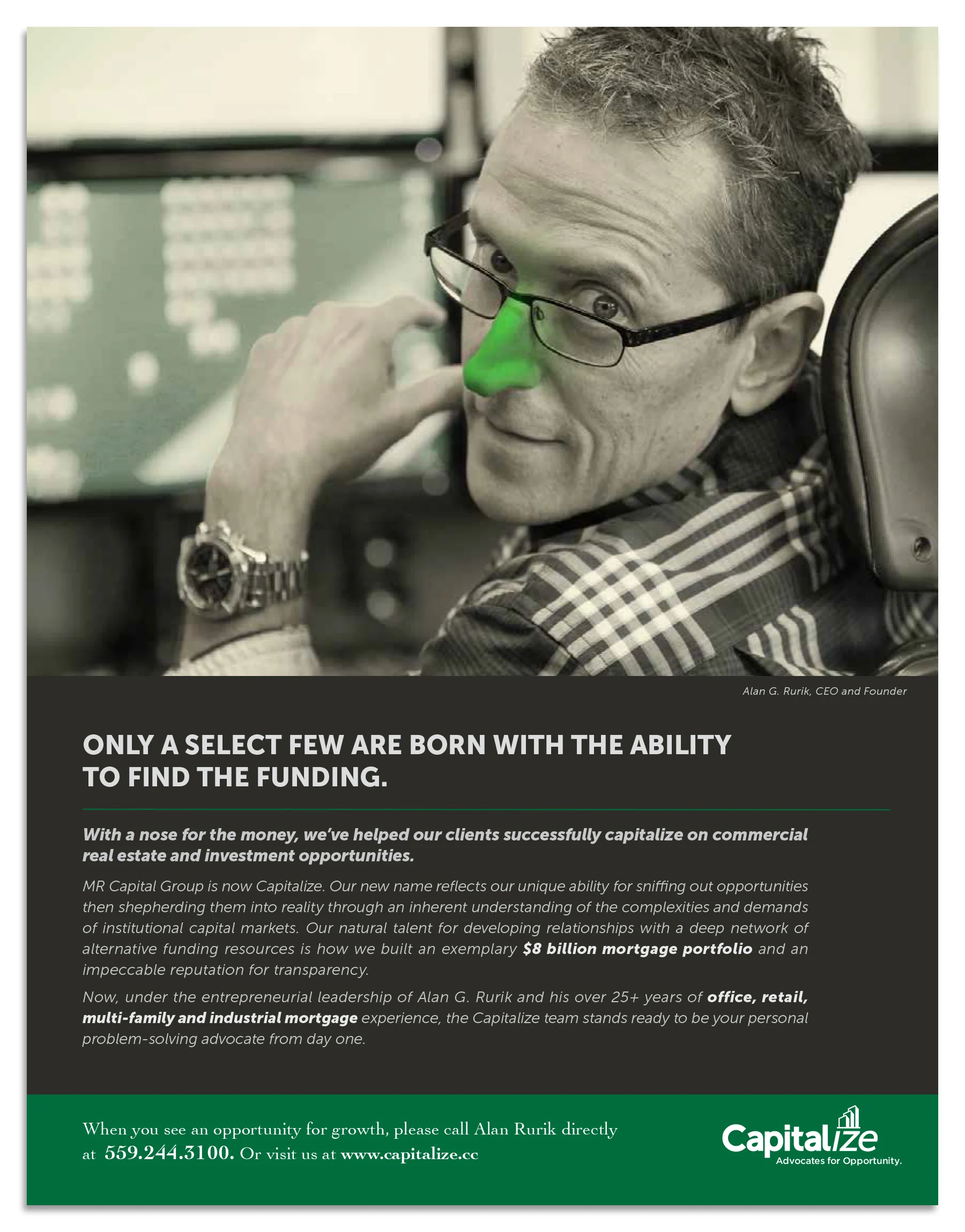 “Green Nose” B2B Print - Capitalize