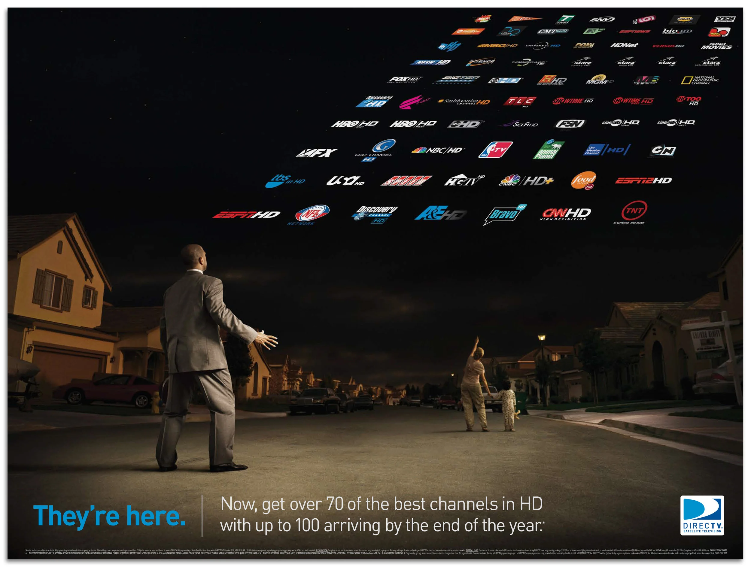 "Suburbia" In-Store Poster - DIRECTV